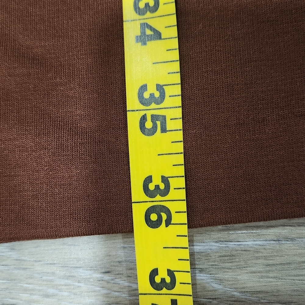Everlane Brown 100% Cotton Shift Dress Size Large - Picture 4 of 7